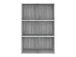 Biblioteca* Estante/aparador 66x30x98 cm derivados madeira sonoma PT899488 Cinzento