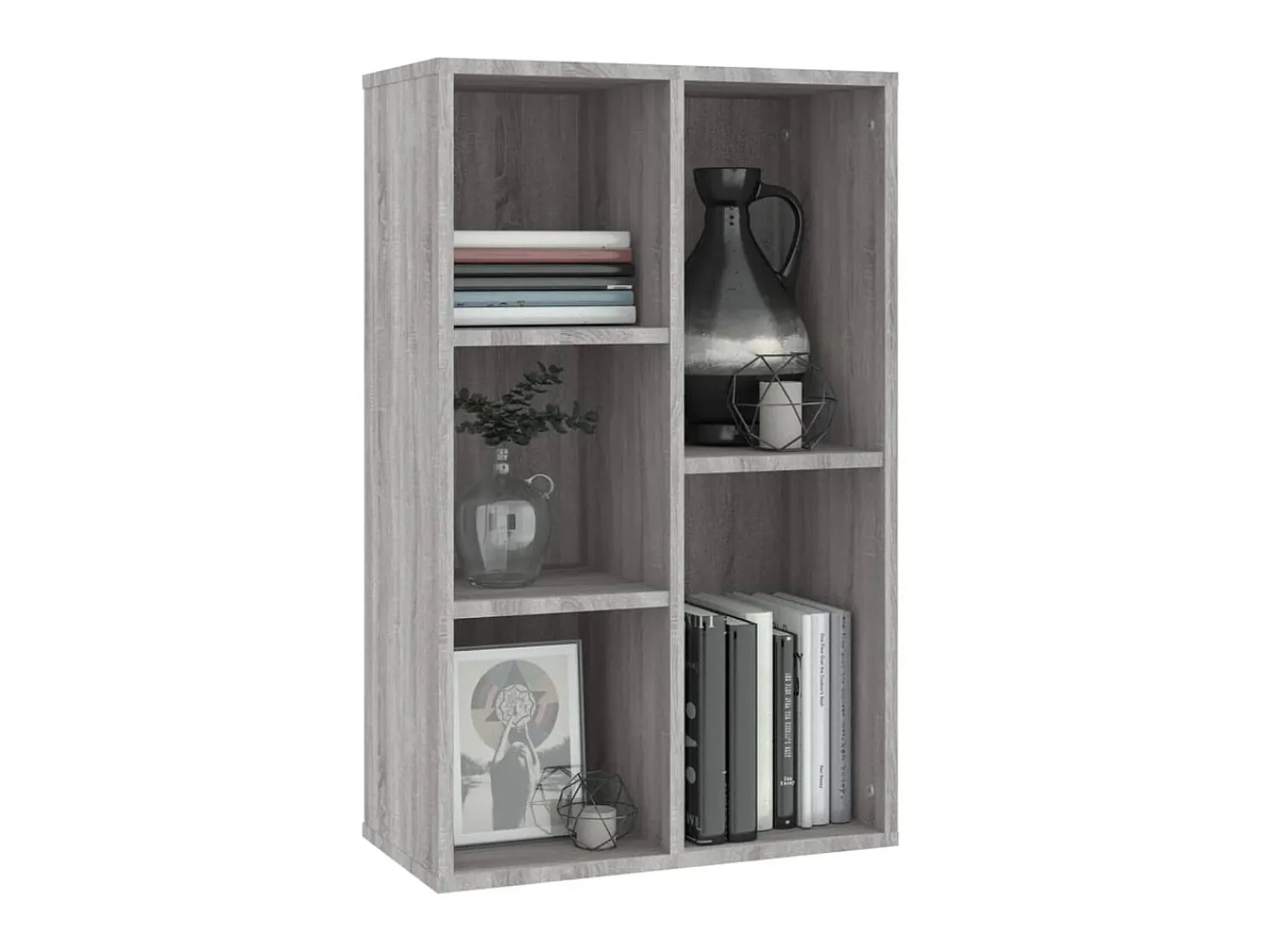 Clearance Estante/aparador 50x25x80 cm derivados madeira sonoma PT712037 Cinzento