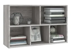 Clearance Estante/aparador 50x25x80 cm derivados madeira sonoma PT712037 Cinzento