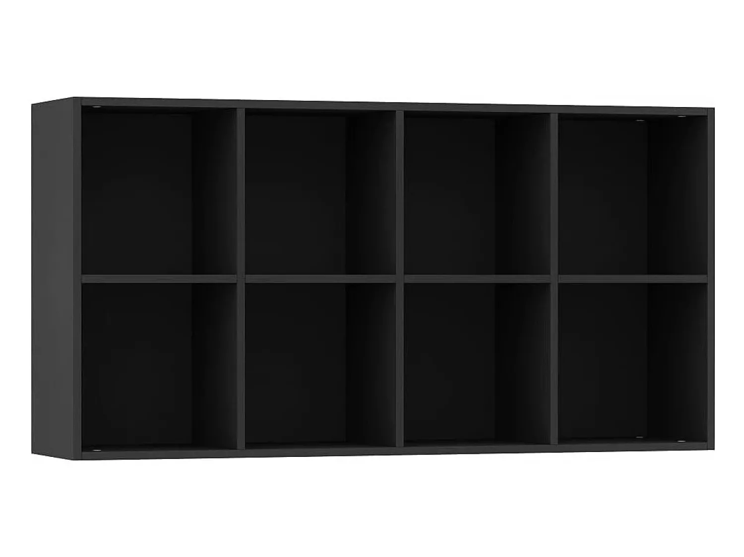 Vitrina|vidaxl Estante/aparador 66x30x130 cm derivados de madeira Preto
