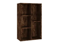 Biblioteca* Estante/aparador 50x25x80 cm derivados madeira carvalho fumado PT413652 Castanho