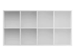 Discount vidaxl Estante/aparador 66x30x130 cm derivados de madeira Branco