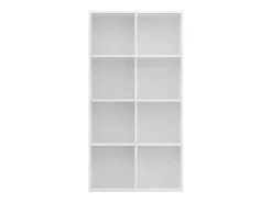 Discount vidaxl Estante/aparador 66x30x130 cm derivados de madeira Branco