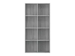 Biblioteca| Estante/aparador 66x30x130 cm derivados madeira sonoma PT832198 Cinzento