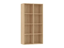 Biblioteca* Estante/aparador 66x30x130cm contraplaco cor carvalho sonoma PT110850 Castanho