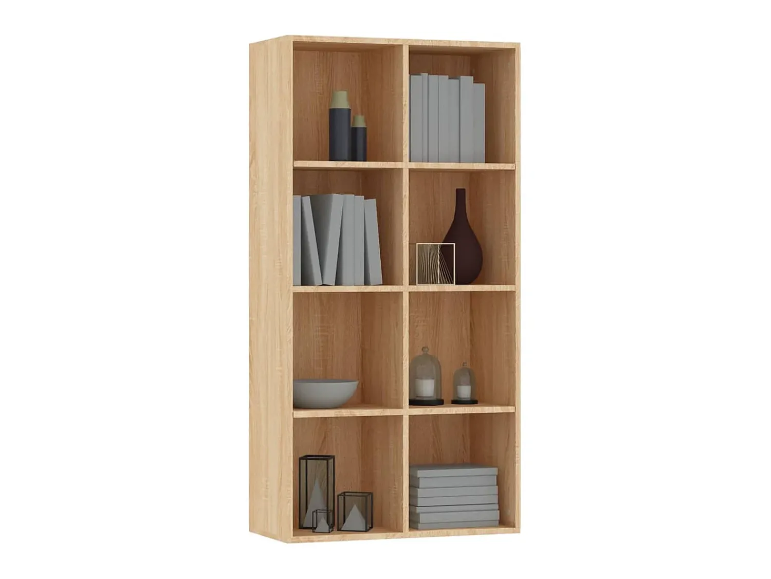 Biblioteca* Estante/aparador 66x30x130cm contraplaco cor carvalho sonoma PT110850 Castanho