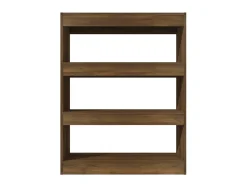 Biblioteca| Estante/divisória madeira proces. 80x30x103cm carvalho PT598947 Castanho
