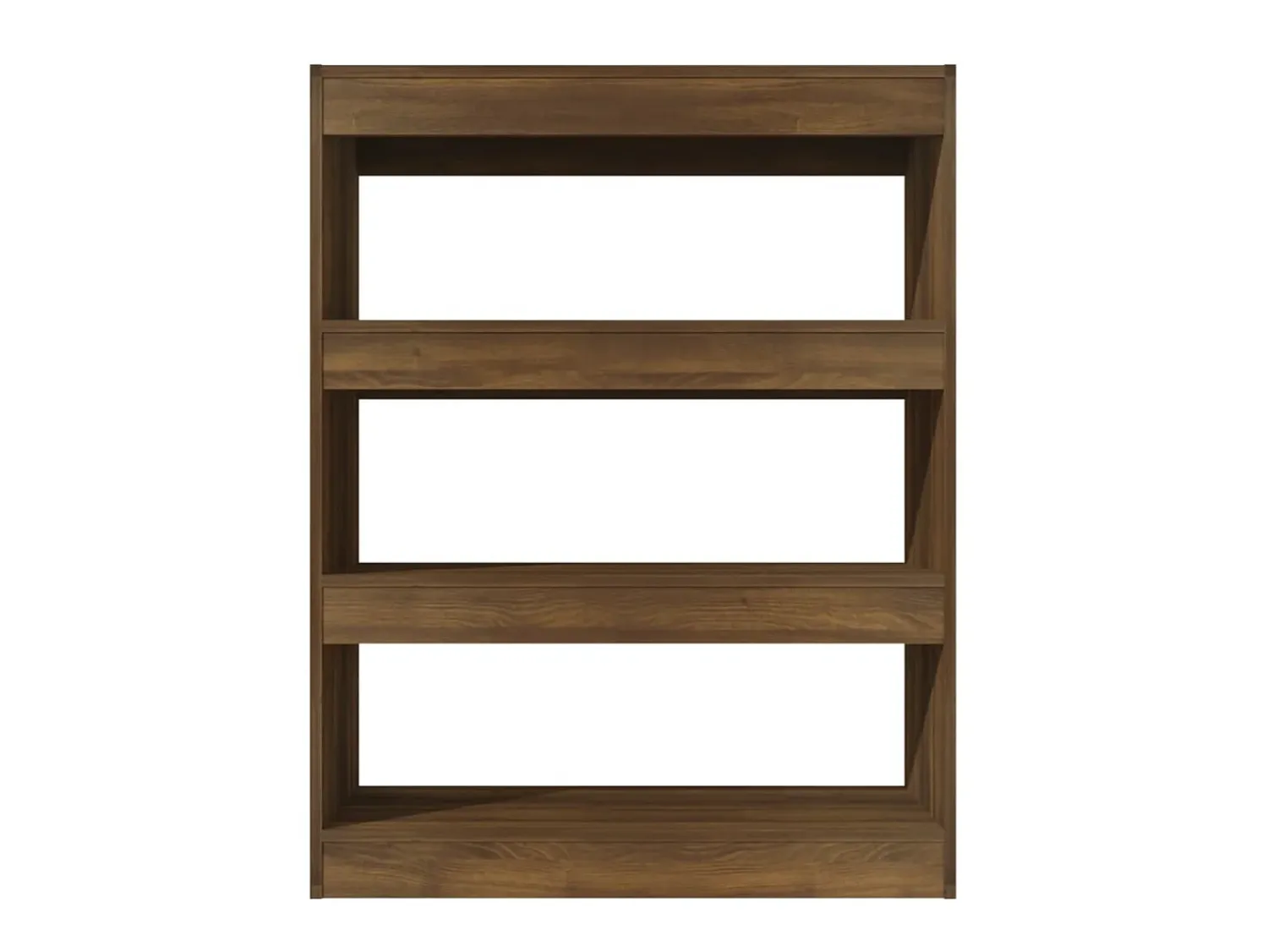 Biblioteca| Estante/divisória madeira proces. 80x30x103cm carvalho PT598947 Castanho