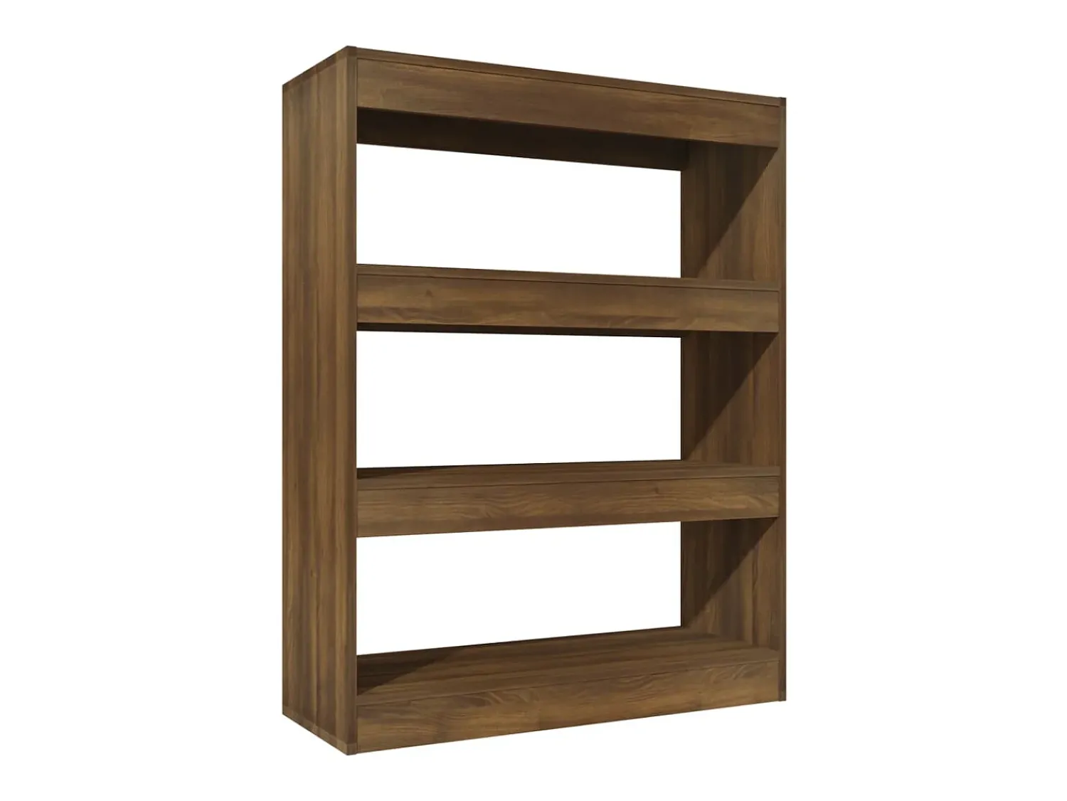 Biblioteca| Estante/divisória madeira proces. 80x30x103cm carvalho PT598947 Castanho