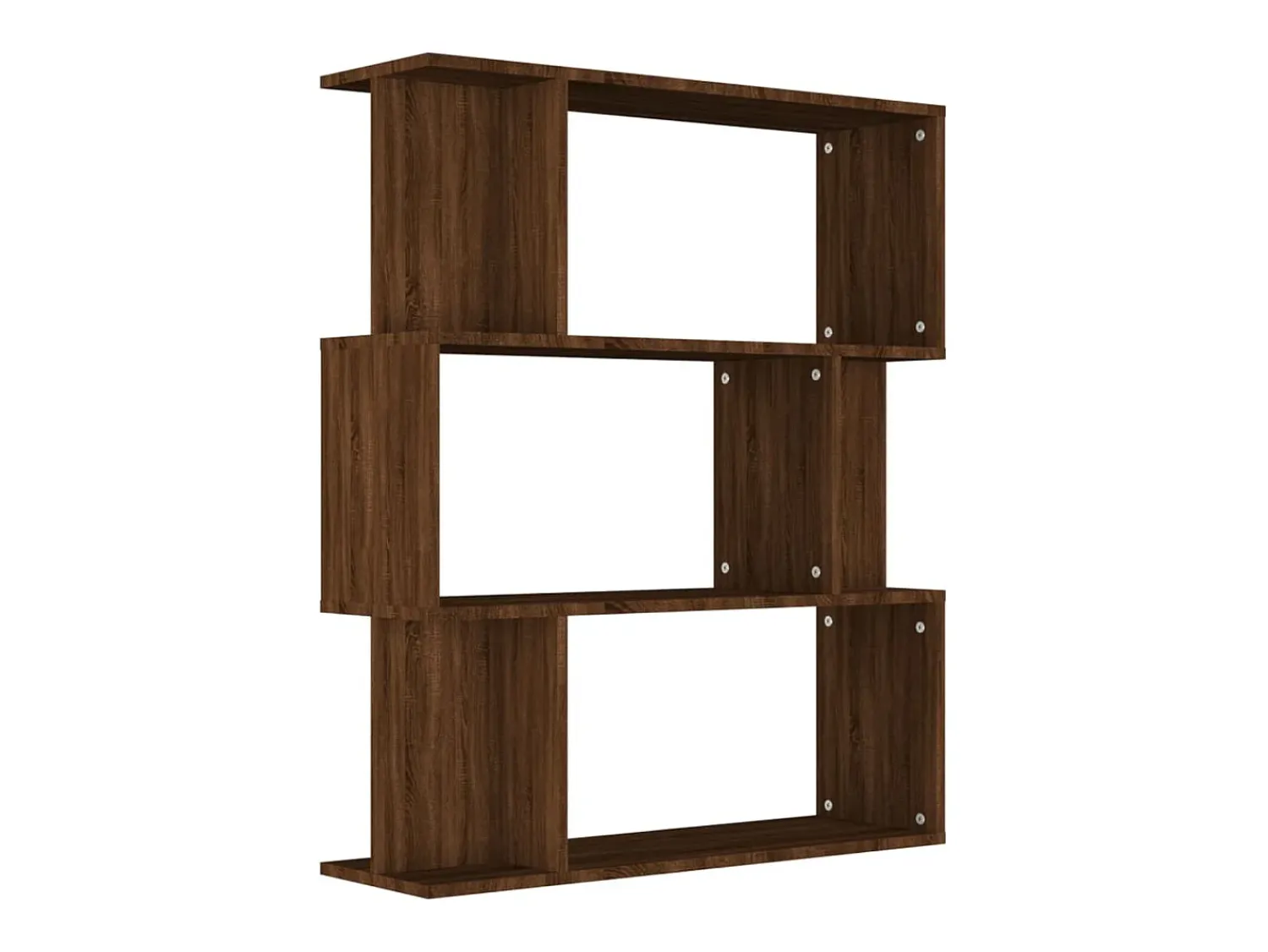 Outlet Estante/divisória madeira proces. 80x24x96cm carvalho PT960935 Castanho