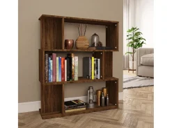 Outlet Estante/divisória madeira proces. 80x24x96cm carvalho PT960935 Castanho