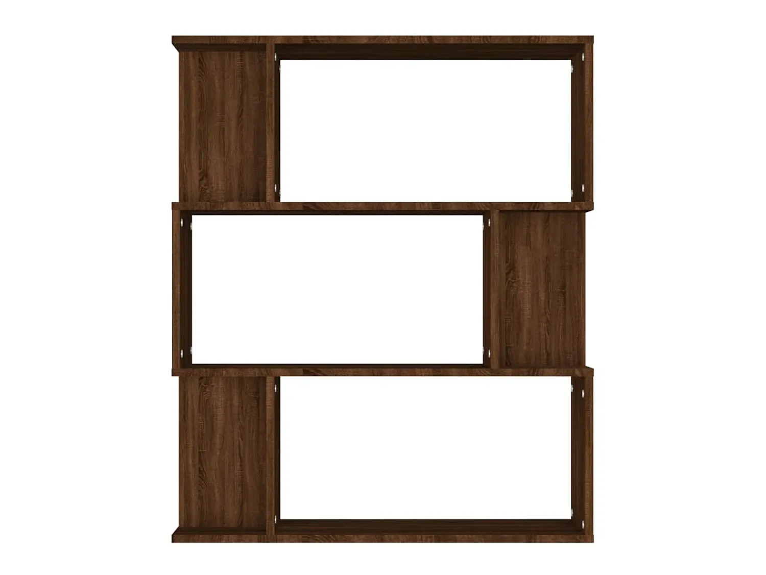 Outlet Estante/divisória madeira proces. 80x24x96cm carvalho PT960935 Castanho