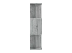 Vitrina*vidaxl Estante/divisória madeira processada 80x24x96 cm sonoma cinza Cinzento