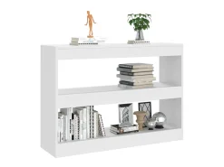 Biblioteca| Estante/divisória 100x30x72 cm PT624264 Branco