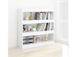 Biblioteca| Estante/divisória 100x30x103 cm PT132769 Branco