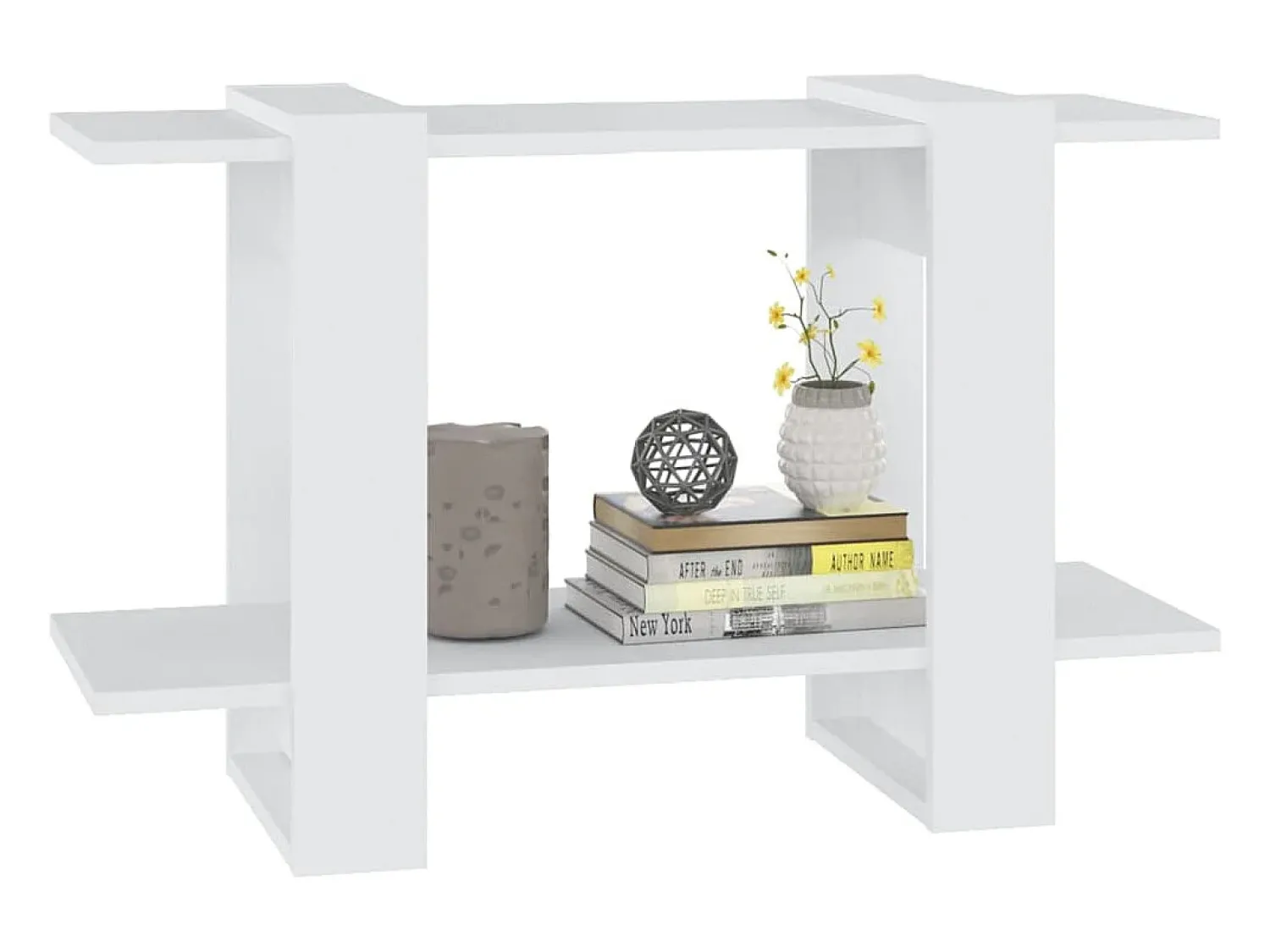 Biblioteca| Estante/divisória 80x30x51 cm PT942555 Branco