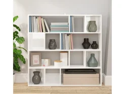 Best Estante/divisória 105x24x102 cm brilhante PT499484 Branco