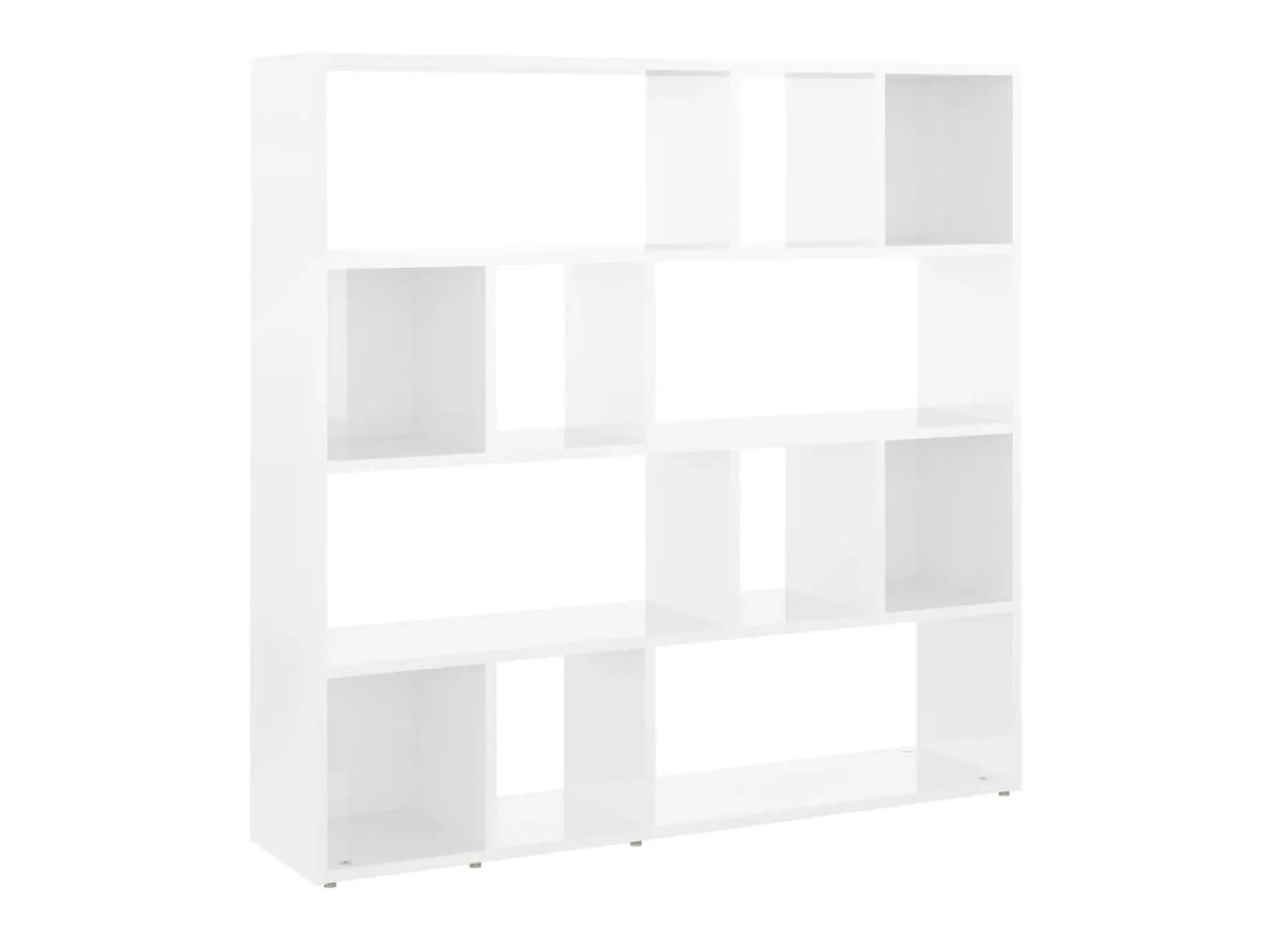 Best Estante/divisória 105x24x102 cm brilhante PT499484 Branco