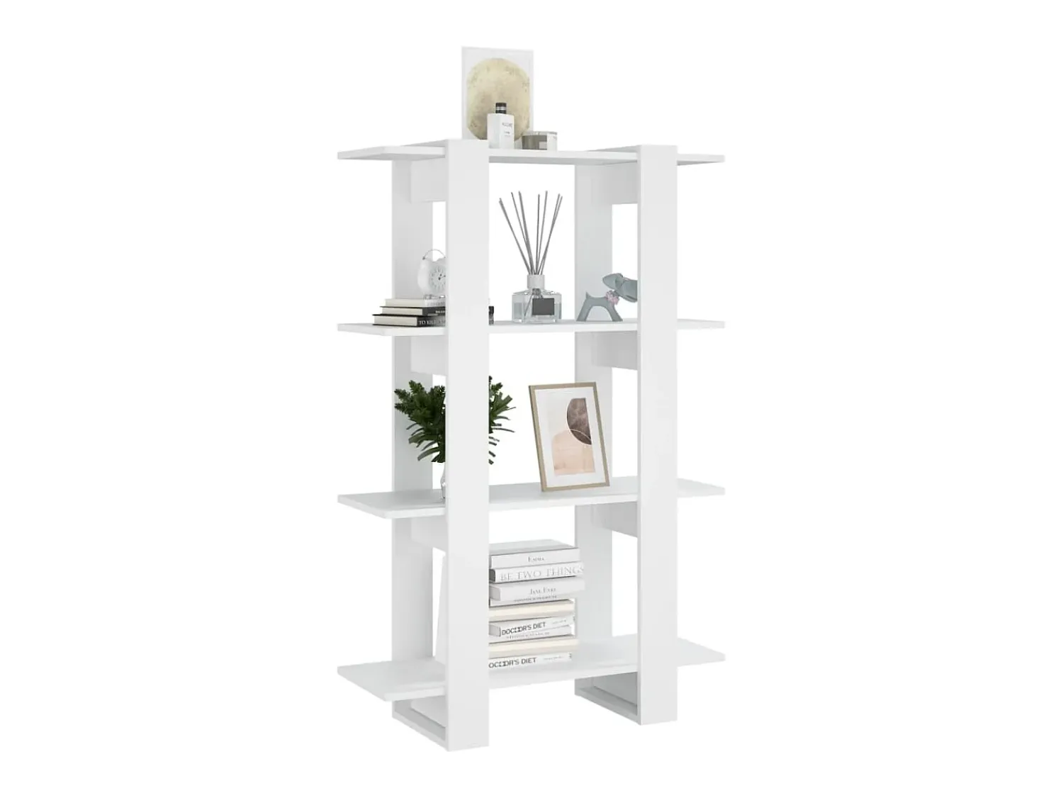 Biblioteca* Estante/divisória 80x30x123,5 cm PT936487 Branco