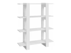 vidaxl Estante/divisória 100x30x123,5 cm brilhante^ Prateleira