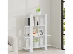 vidaxl Estante/divisória 100x30x123,5 cm brilhante^ Prateleira