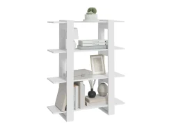 vidaxl Estante/divisória 100x30x123,5 cm brilhante^ Prateleira