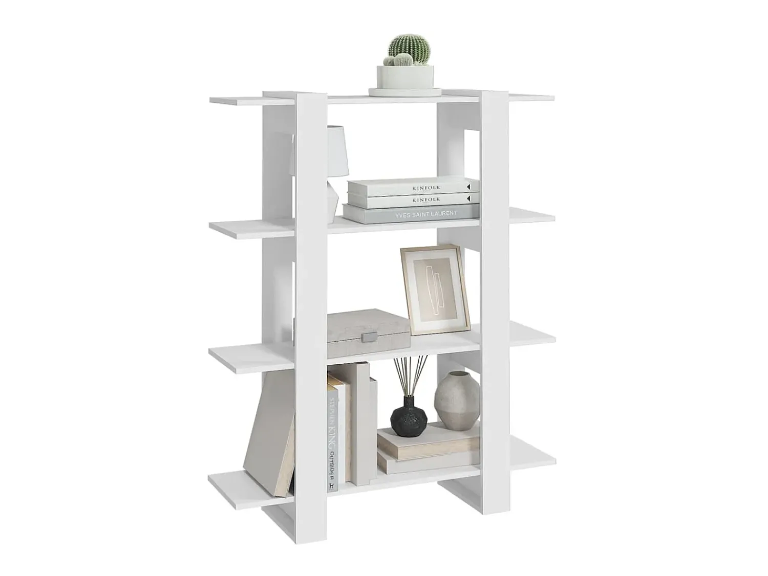 Biblioteca| Estante/divisória 100x30x123,5 cm PT794192 Branco