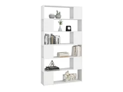 Biblioteca| Estante/divisória 100x24x188 cm PT258278 Branco