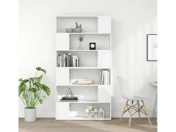 Biblioteca| Estante/divisória 100x24x188 cm PT258278 Branco