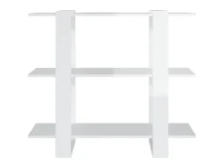 Biblioteca* Estante/divisória 100x30x87 cm brilhante PT512401 Branco