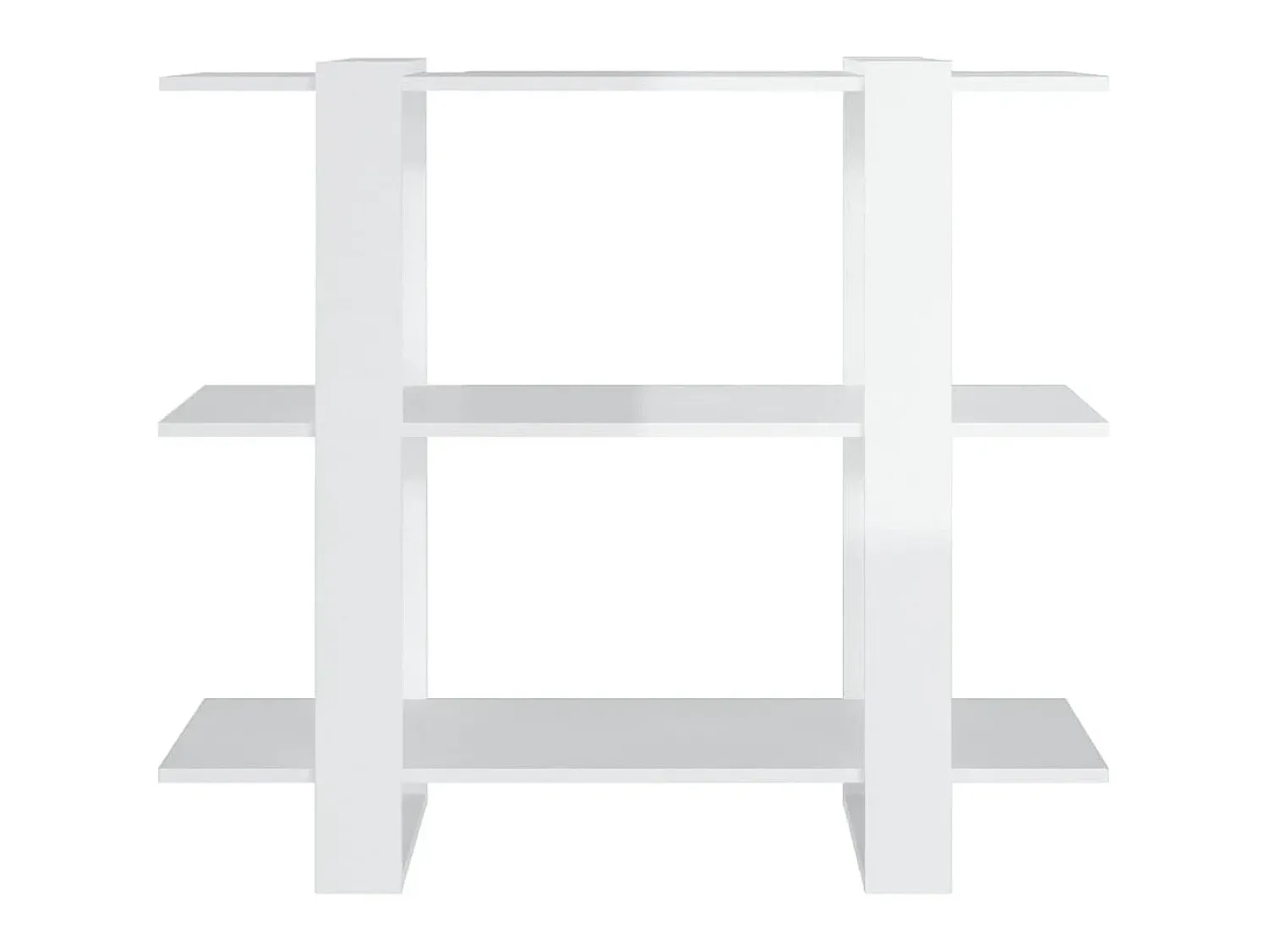 Biblioteca* Estante/divisória 100x30x87 cm brilhante PT512401 Branco