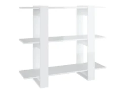 Biblioteca* Estante/divisória 100x30x87 cm brilhante PT512401 Branco