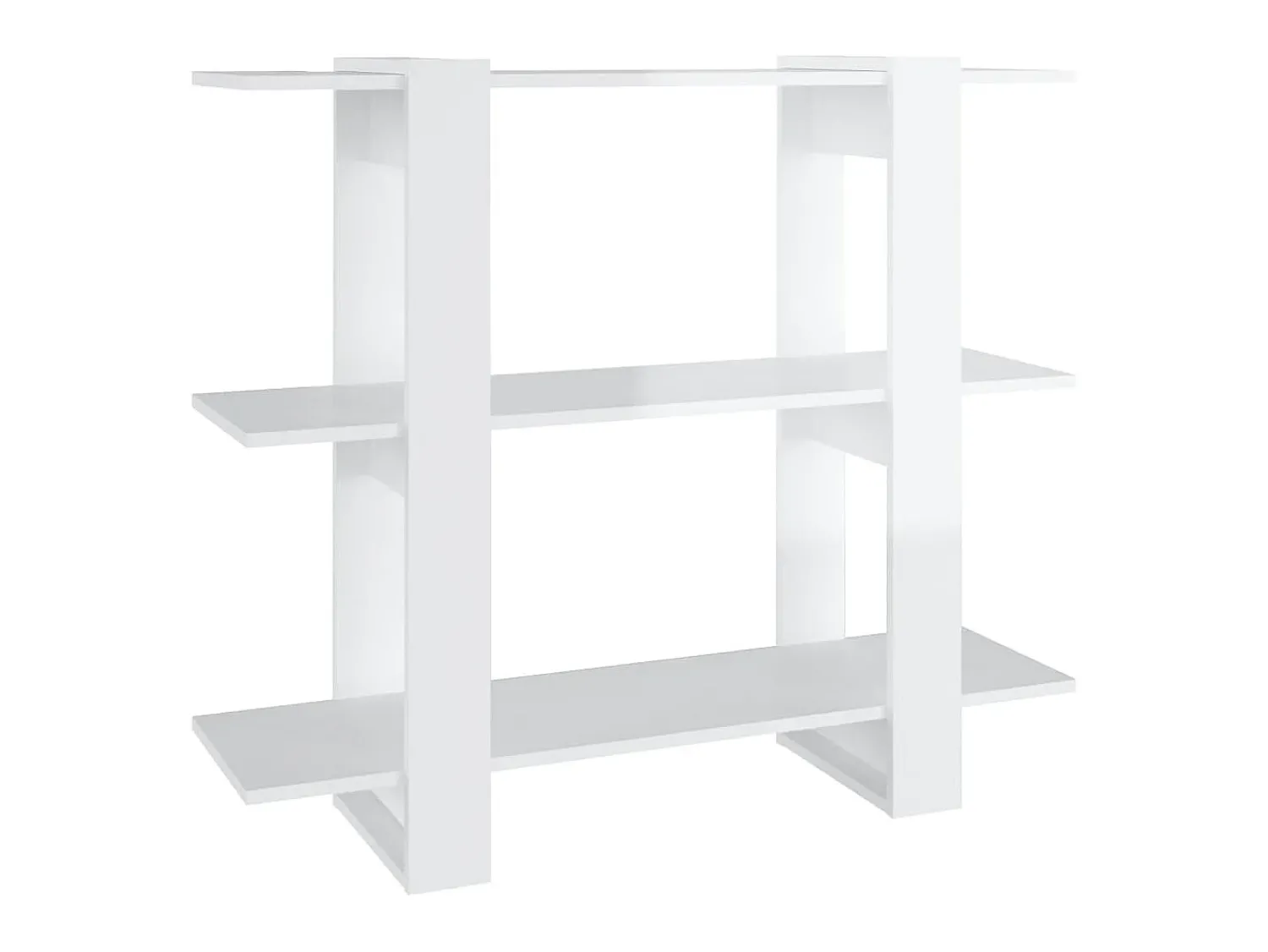 Biblioteca* Estante/divisória 100x30x87 cm brilhante PT512401 Branco