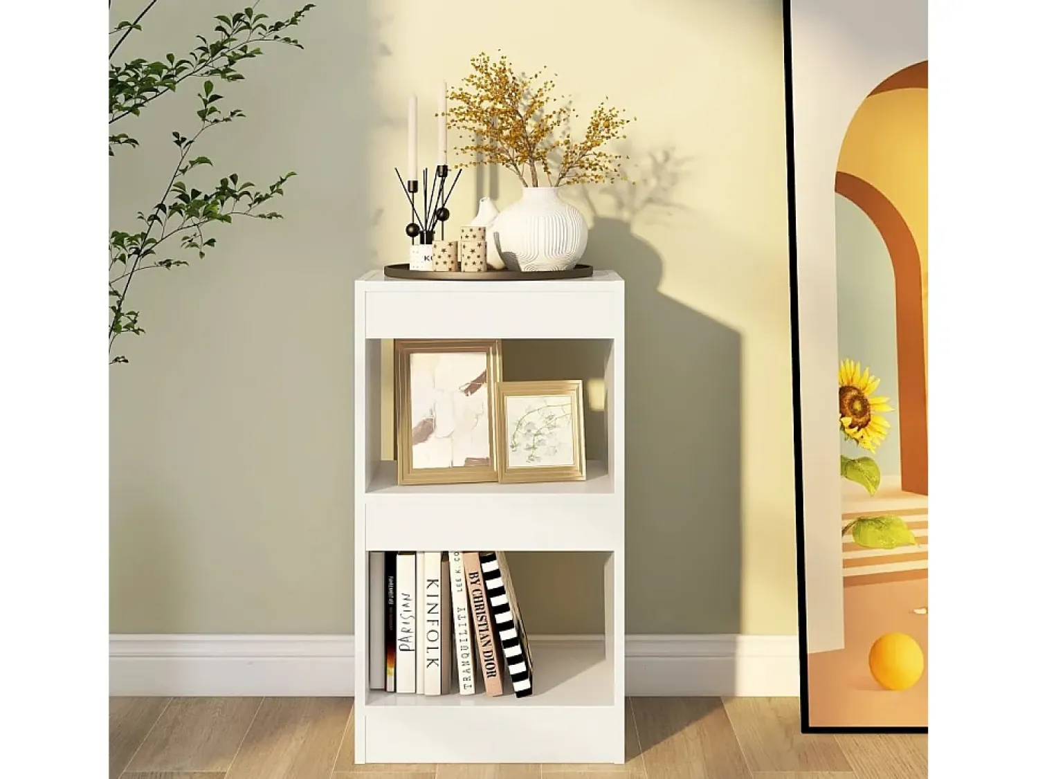 Biblioteca| Estante/divisória 40x30x72 cm PT276180 Branco