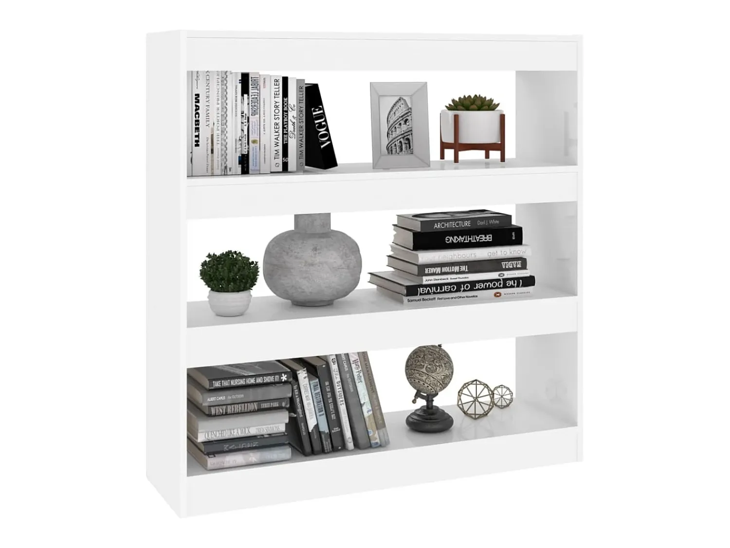 Prateleira|vidaxl Estante/divisória 100x30x103 cm Branco