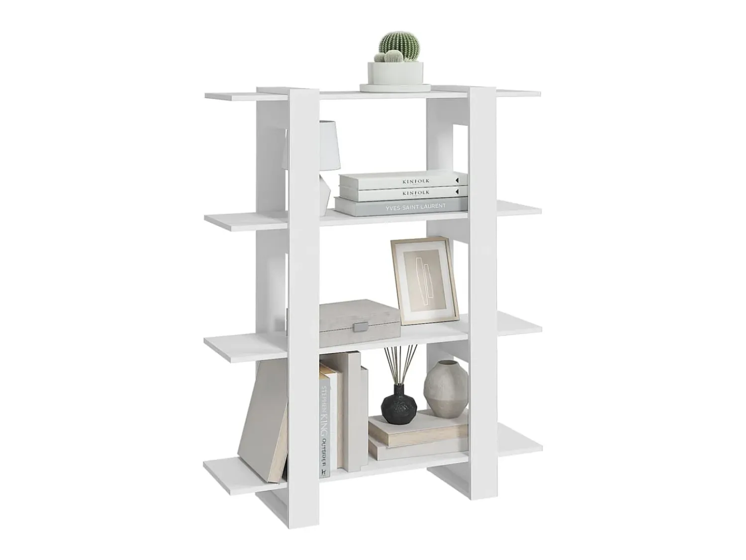 Prateleira|vidaxl Estante/divisória 100x30x123,5 cm Branco