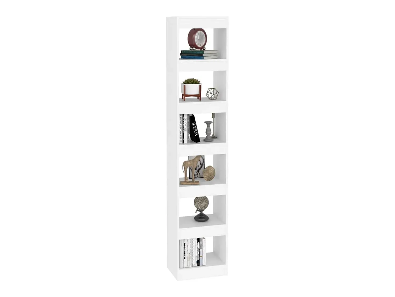 vidaxl Estante/divisória 40x30x198 cm^ Prateleira