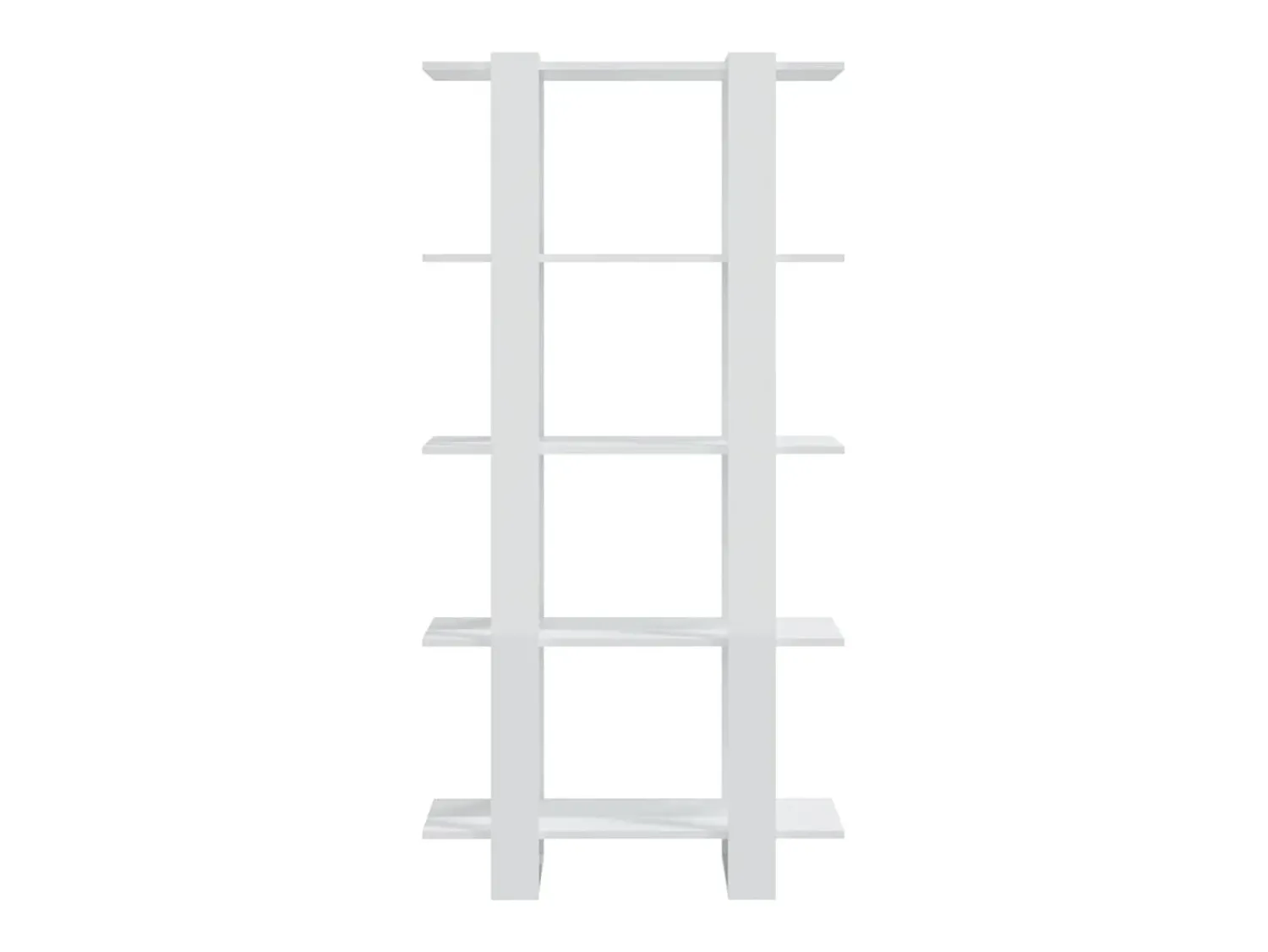 Prateleira*vidaxl Estante/divisória 80x30x160 cm brilhante Branco