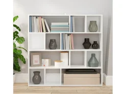 Biblioteca| Estante/divisória 105x24x102 cm PT763750 Branco