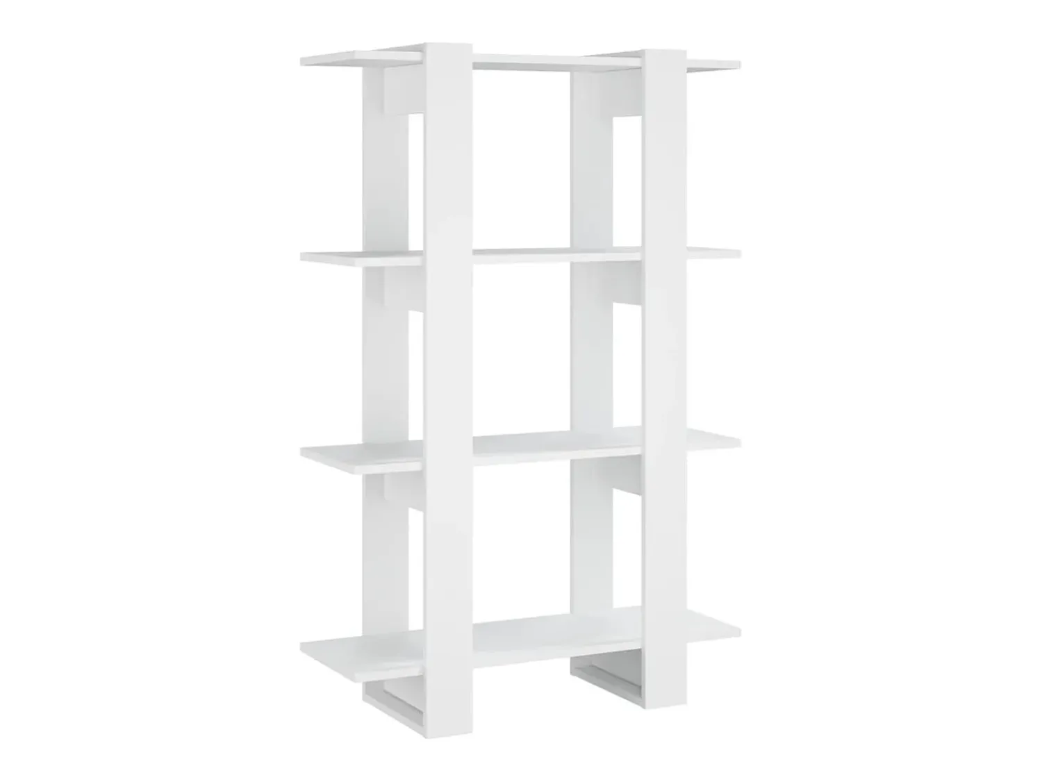 Prateleira|vidaxl Estante/divisória 80x30x123,5 cm Branco