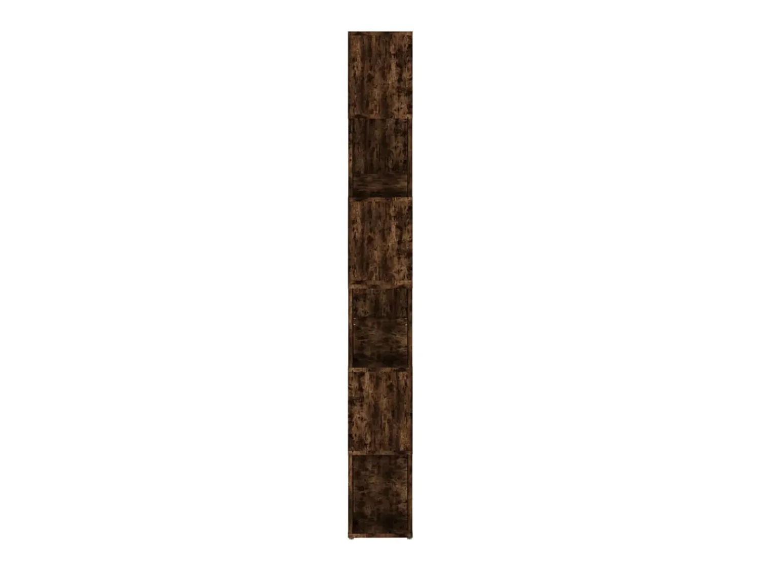 Biblioteca*vidaxl Estante/divisória 100x24x188 cm carvalho fumado Castanho