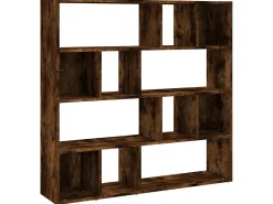 Biblioteca| Estante/divisória 105x24x102 cm carvalho fumado PT937471 Castanho