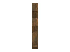vidaxl Estante/divisória 60x24x186 cm carvalho fumado^ Prateleira