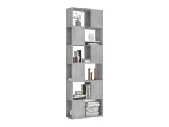 Clearance vidaxl Estante/divisória 60x24x186 cm contraplacado -cimento Cinzento