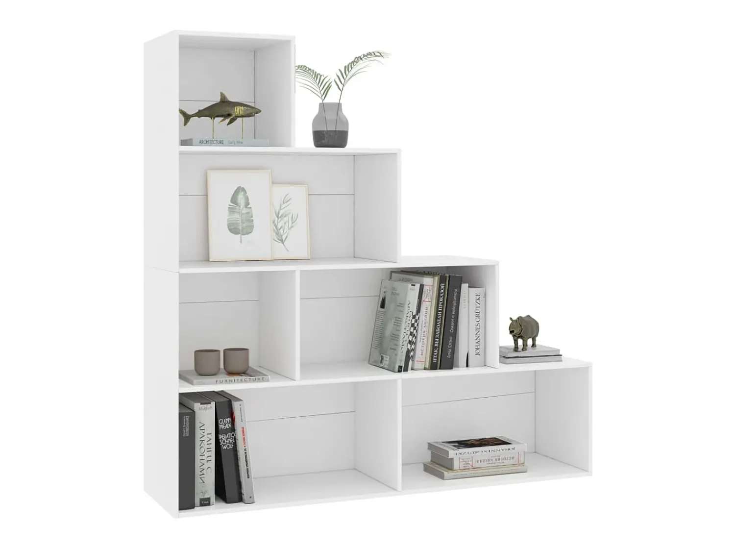 Biblioteca* Estante/divisória 155x24x160 cm contraplacado PT784342 Branco
