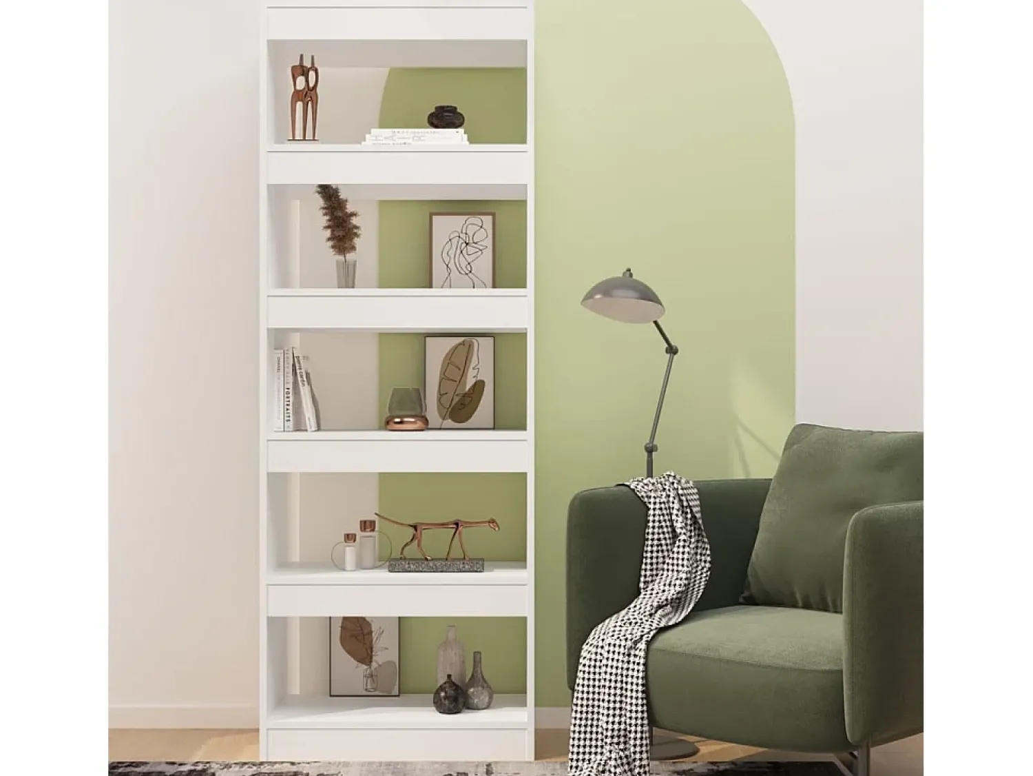 Estante/divisória 60x30x166 cm contraplacado PT757028 Branco