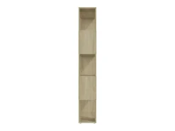 vidaxl Estante/divisória 80x24x155 cm contraplacado carvalho sonoma^ Vitrina