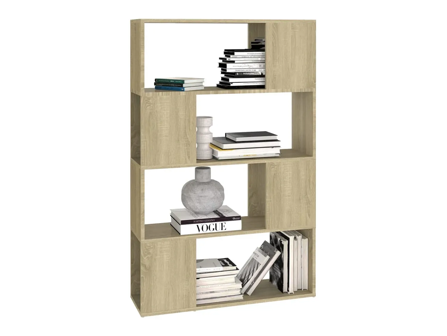 Sale vidaxl Estante/divisória 80x24x124,5 cm contraplacado carvalho sonoma Castanho