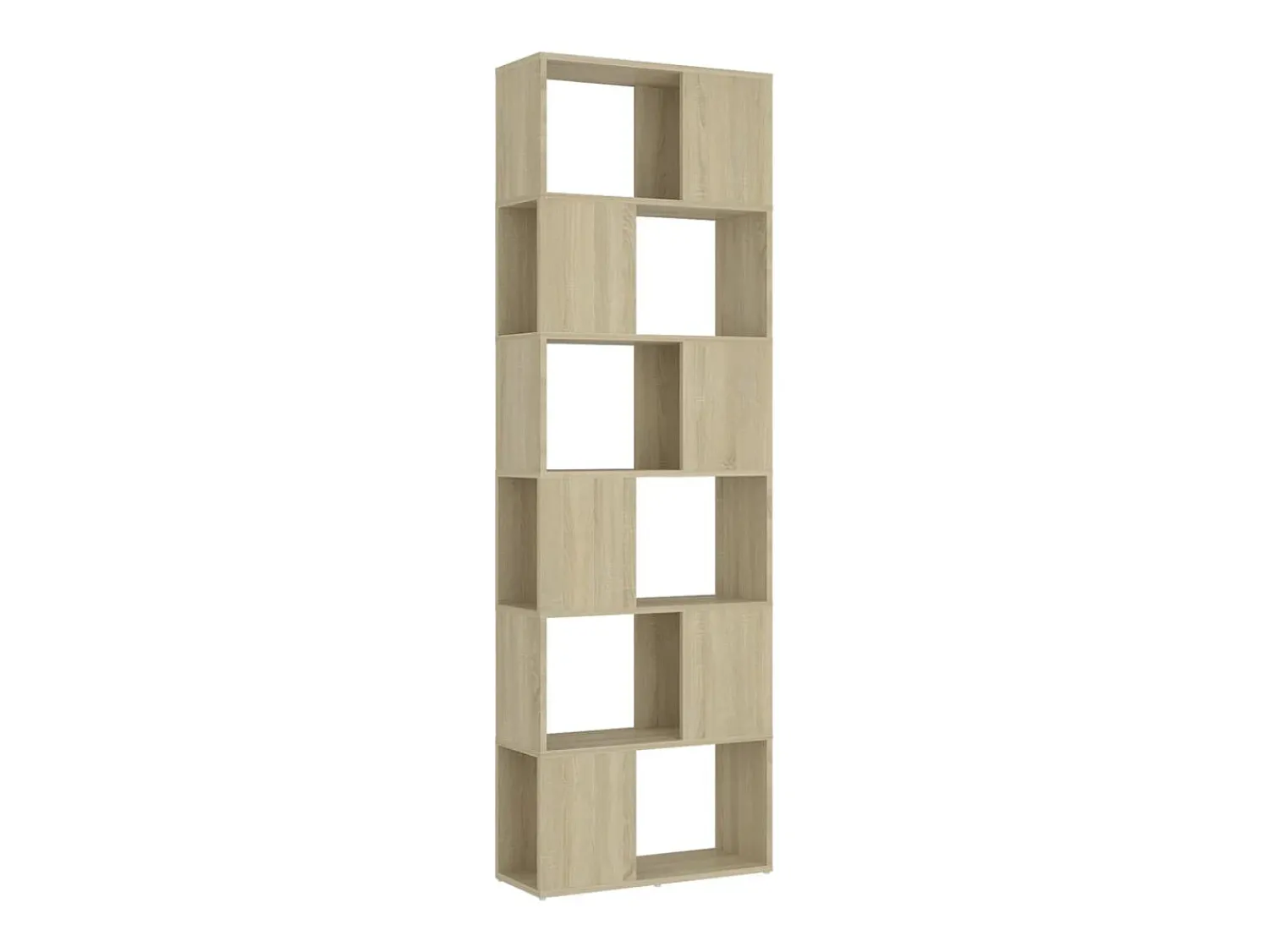 vidaxl Estante/divisória 60x24x186 cm contraplacado carvalho sonoma Castanho