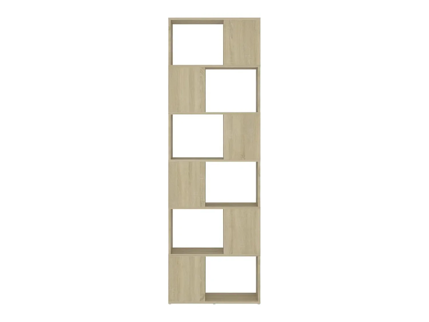 vidaxl Estante/divisória 60x24x186 cm contraplacado carvalho sonoma Castanho